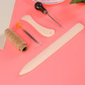 Miniatyrbillede 4 af 4: 10 stk./sæt Bogbindende Værktøjsæt Knoglemappe Rynker Voksbehandlet Lintråd Træhåndtag Syl Store Øjne Nåle Til Håndlavede Bøger Bogbinding Og Syning Sup