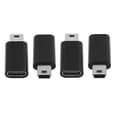 Miniatyrbillede 1 af 5: 4 stk. USB C til Mini USB 2.0 Adapter Type C Hun til Mini USB Han Konverter Adapter til MP3-afspillere D