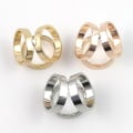 Miniatyrbillede 1 af 4: 2 stk. Dame Tørklæde Clips, Tørklæde Ring Tre Ring Lås Mode, Tørklæde Ring Tørklæde Lås Silketørklæde, Triple Slide Smykker
