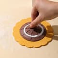 Miniatyrbillede 5 af 5: Badekar hårfilter, sæt med 2 anti-hårfiltre til badekar, silikone hårfilter