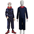 Miniatyrbild 3 av 5: Jujutsu Kaisen Cosplay Barnkostym Pojkar Flickor Kugisaki Nobara Zenin Maki Nishimiya Momo Gojo Satoru Tadori Yuji Uniform