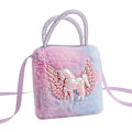 Miniatyrbild 1 av 3: Unicorn Crossbody Väska Liten Flicka Unicorn Handväska Liten Unicorn Axelväska För Småbarn