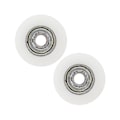 Miniatyrbillede 5 af 5: 30 mm Diameter Elite Drivhusdør Hjul Udskiftningssæt