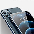 Miniatyrbillede 3 af 5: Magnetisk etui til iPhone 13 12 11 Pro Max X XS XR 8 7 Plus dobbeltsidet beskyttelsesetui i hærdet glas Blue iPhone XS Max