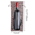 Miniatyrbillede 3 af 4: 1 til 10 burlap vinposer Blind vinsmagning,vinposer Bryllupsbordnumre,vinsmagningsposer,fest