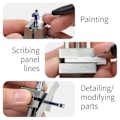 Miniatyrbillede 5 af 5: DSPIAE AT-MV Præcisions Mini Skruestik i Rustfrit Stål Hobbyværktøj