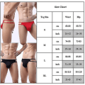 Miniatyrbillede 5 af 5: 3-pak/sæt Herre Trusser Jockstrap G-streng Undertøj Underbukser T-back Thongs XL