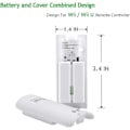 Miniatyrbilde 3 av 4: 4-pakning oppladbare batterier for Wii og Wii U fjernkontroll 2800mAh)