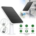 Solcellepanel 4W for Eufy Eufycam 2/2 Pro/2C/2C Pro/E Veggfeste med 3 meter strømkabel hvit 1 stk y