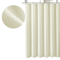 Vattentätt Duschdraperi för Badrum Beige Beige L