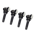 Miniatyrbild 3 av 5: 4 st 13506028 433MHz TPMS Däcktrycksensor Däcktrycksventil för Opel Adam Ampera 13598773 BlackSilver