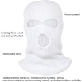 Miniatyrbild 2 av 4: Halsduk för män - 3-håls halsduk - Termisk mask - Vintermask - Halskydd