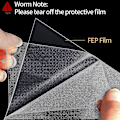 Miniatyrbillede 4 af 5: 12 stk. Fep Film 200x140x0,15 mm Tykkelse Til Uv 3D-printere, Lcd Sla Resin, Med 2 Stk. Udskiftnings_fs
