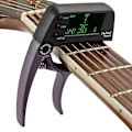 Miniatyrbillede 1 af 5: Tcapo20 Hurtig Skift Nøgle Capo Tuner Legering Materiale Til Akustisk Elektrisk Guitar Bas Kromatisk