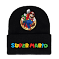 Pikkukuva 1 / 2: Miesten Naisten Mario Bros -teemainen neulottu pipo syksyyn ja talveen, lämmin ja tyylikäs, lahjaidea E