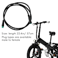 Miniatyrbillede 2 af 5: Ebike Display Kabel 5 Pin til BBS01/BBS02/ Mid Motor Elcykel Display Forlængerkabel Konnektor