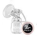 Miniatyrbillede 2 af 3: Dobbelt Elektrisk Brystpumpe Amning Smertefri Trinløs Knap LED HD Display, Stærk Sugekraft, Genopladelig, BPA Fri