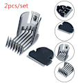 Miniatyrbilde 2 av 5: 2 stk/sett hårklipperkam + hårklipperkutter for QC5105 QC5115 QC5155 QC5120 Hot black