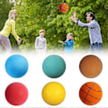 Miniatyrbild 5 av 5: Nyaste Tysta Basketboll Inomhus Träning Skumboll Obehandlad Högdensitet Orange no.2