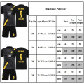 Miniatyrbild 2 av 6: Dortmund Away Haaland fotbollsdräkter för barn för pojkar - black 8-9 Years