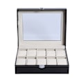 Miniatyrbild 2 av 4: Lyxig Klockbox / Klocklåda / Urbox / Urboxs för 10 klockor black