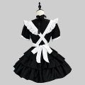 Pikkukuva 4 / 5: Uusi naisten Plus Size Supersöpö suuri rusetti Pinkki Sininen olita Cosplay Custom-mekko Black L