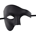 Pikkukuva 3 / 5: Phantom of the Opera Masquerade Mask för män Halloween Black