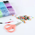 Miniatyrbillede 2 af 4: DIY - Perleæske - Seed beads - 4mm - 7000st - Bogstavsperler multicolor