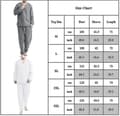 1 set Herr lösa nattkläder Pyjamas sovkläder Långärmade toppar och byxor C 3XL
