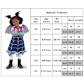 Pikkukuva 6 / 6: Tyttöjen mekko Fancy vampyyri Halloween-asu 110