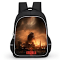 Pikkukuva 1 / 4: Godzilla Print Koulu Reppu Lapsille Vedenpitävä Reppu #1 Y 13 M