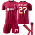 Miniatyrbilde 1 av 2: 22 Liverpool Fotballtrøye NO. 27 Darwin trøye sett W #26