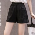 Miniatyrbillede 5 af 5: 4 stk. Casual Shorts til kvinder Elastisk Strand Sommer Strand Shorts . L