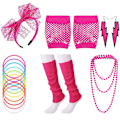 Pikkukuva 1 / 8: 80-luvun 70-luvun asusteet naiset tytöt cosplay-asu Ben Fancy Outfit Z W Rose red