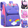 Miniatyrbild 1 av 4: Barn skolväskor Cartoon 3D Unicorn ryggsäckar vattentäta k Pink Small