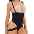 Damesett Shapewear Magekontroll Body Shaper Plus Size Midjetrener Rumpeheis - XL