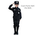 Miniatyrbilde 1 av 5: Barn Polis Uniform Poliser Cosplay kostym Height 140CM