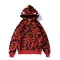 Miniatyrbillede 1 af 4: Print med camouflage-tryk til mænd og kvinder, jakke Red XL