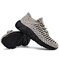 Miniatyrbillede 2 af 5: Sneakers til mænd i flugvævet - Åndbare løbesko - Mode sportsko 3A830 - Khaki 42