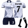 Miniatyrbillede 1 af 2: 22-23 Real Madrid træningsdragt i hjemmetrøje-design HAZARD 7 XS