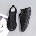 Pikkukuva 4 / 5: Naisten kävelykengät neulotut verkkokengät Slip On -kengät Andas matalat pumput rennot lenkkarit W Black 36