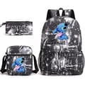 Lilo & Stitch Reppusetti koululaukku lightning black