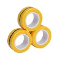 Pikkukuva 3 / 4: Magneettirenkaat - Fidget-lelut (3-pakkaus) yellow