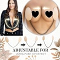 Miniatyrbillede 2 af 4: Kvindernes Deep Push-up Frontless BH Kit /