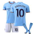 Miniatyrbild 1 av 2: Manchester City tröja 22-23 Fotbollströja Mci tröja V GREALISH 10 S