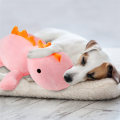 Miniatyrbild 5 av 5: Dinosaurie plysch gosedjur viktad plysch leksak kastkudde H pink 45cm