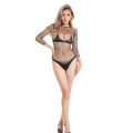 Miniatyrbild 1 av 5: bydoll Plus Size Body Se Through Shirt Långärmad A045 -