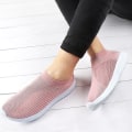 Pikkukuva 2 / 4: Naisten kävelykengät neulotut verkkokengät Slip On -kengät Andas matalat pumput rennot lenkkarit W Pink 36