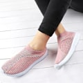 Pikkukuva 2 / 4: Naisten kävelykengät neulotut verkkokengät Slip On -kengät Andas matalat pumput rennot lenkkarit W Pink 40