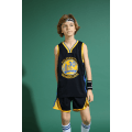 Miniatyrbillede 2 af 4: Stephen Curry nr. 30 Baskettrøje Sæt Warriors Uniform til børn teenagere Black S (120-130CM)